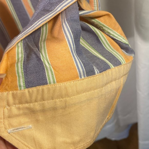 💋 4 FOR $50 /RENATO BALESTRA MEN'S STRIPED BUTTON-DOWN SHIRT (SZ40/15.75") (EUC) - Picture 9 of 9